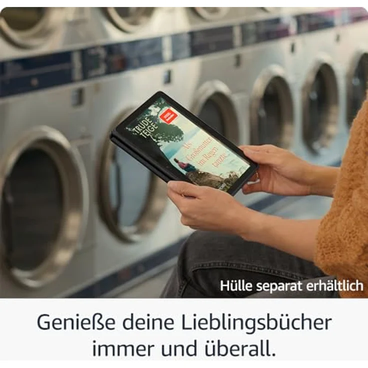 Amazon Fire HD 8-Tablet, 8-Zoll-HD-Bildschirm, 3 GB RAM, 32 GB Speicher, für Unterhaltung unterwegs, schwarz (2024) - mit Werbung – Bild 3