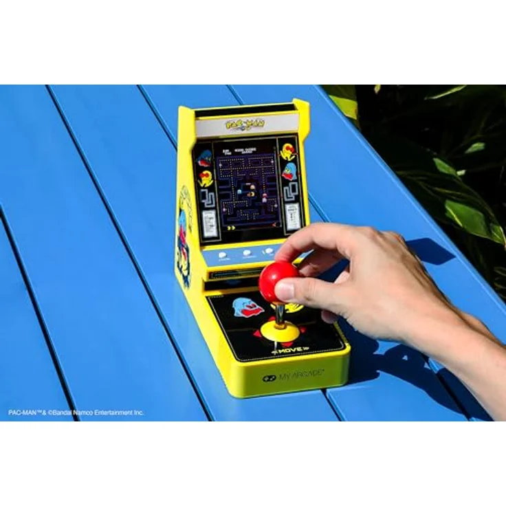 My Arcade PAC-MAN Joystick Player, Mini Arcade Game mit 3,5 Zoll Farbdisplay, klassischem und Speed-Up-Modus, tragbar und mit Hochformat-Grafik – Bild 6
