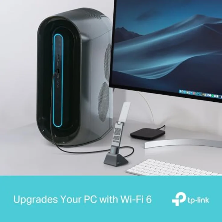 TP-Link Archer TX50UH, WLAN-Adapter mit 3000 Mbit/s, Schwarz, Wi-Fi 6, USB 3.2, Ideal für PC/Laptop – Bild 8