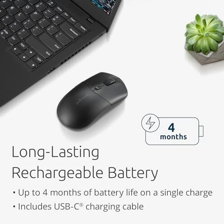 Kensington MY430 EQ WIRELESS (Kabellos) Maus in Schwarz, Rechargeable – Bild 4