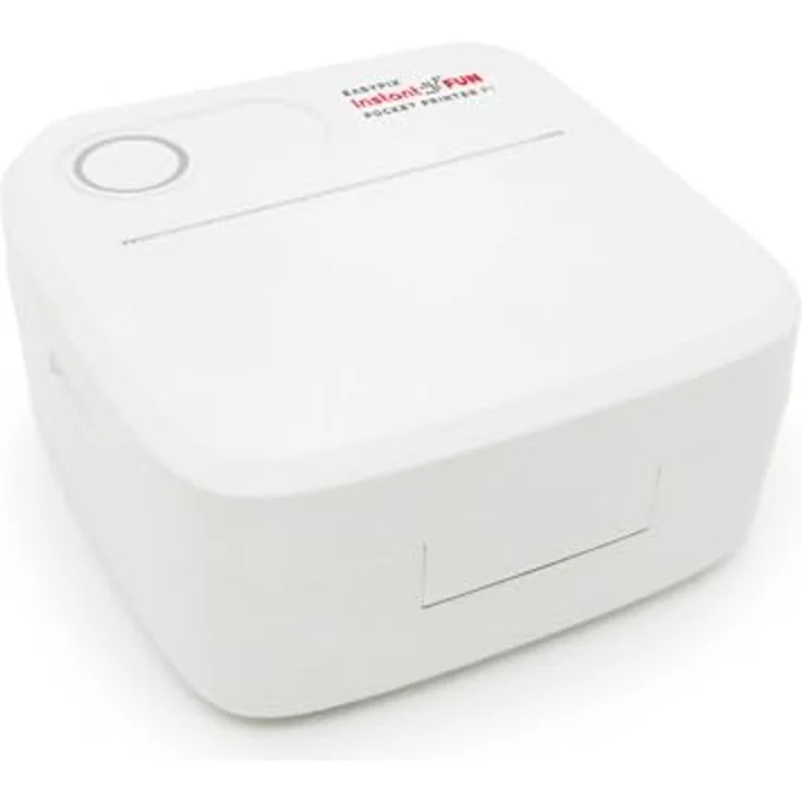 Easypix EASYPIX® InstantFUN Pocket Printer P1, tragbarer Sofortbild-Drucker mit Tintenlosem Schwarz-Weiß-Druck, inkl. Nachfüllpapier für Fotos und Text – Bild 2