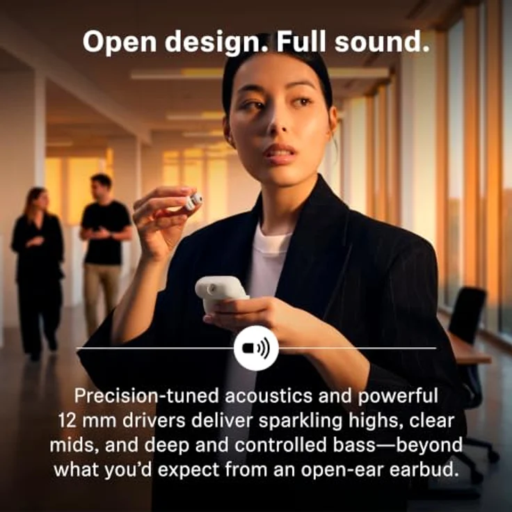 Sennheiser Accentum Clip In-Ear Bluetooth Kopfhörer TWS, kabellos mit 9 h Laufzeit und IP54, Schwarz – Bild 3