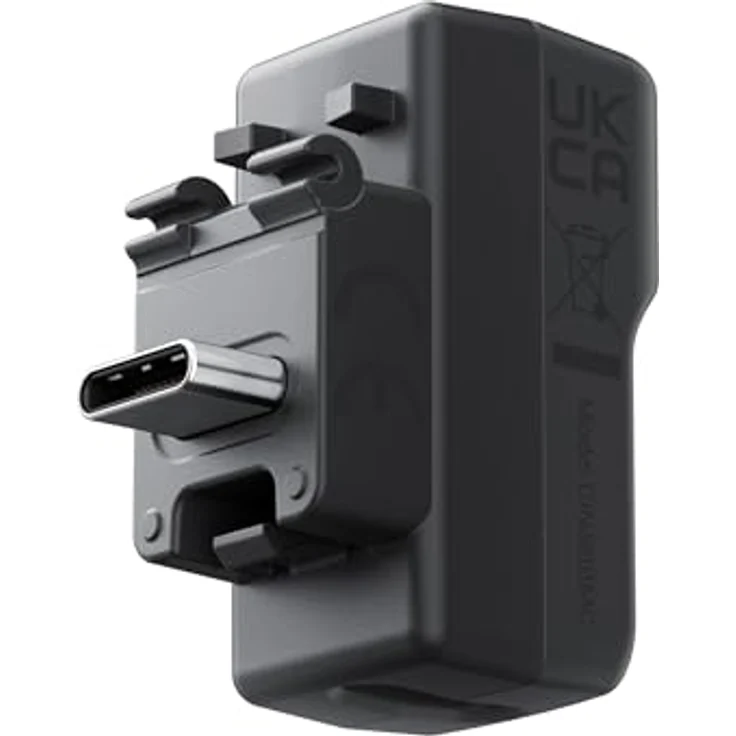 Insta360 X4 Mic Adapter, Zubehör für Actioncams mit 3.5mm Audioport und Type-C Anschluss, unsichtbar beim 360° Filmen – Bild 4