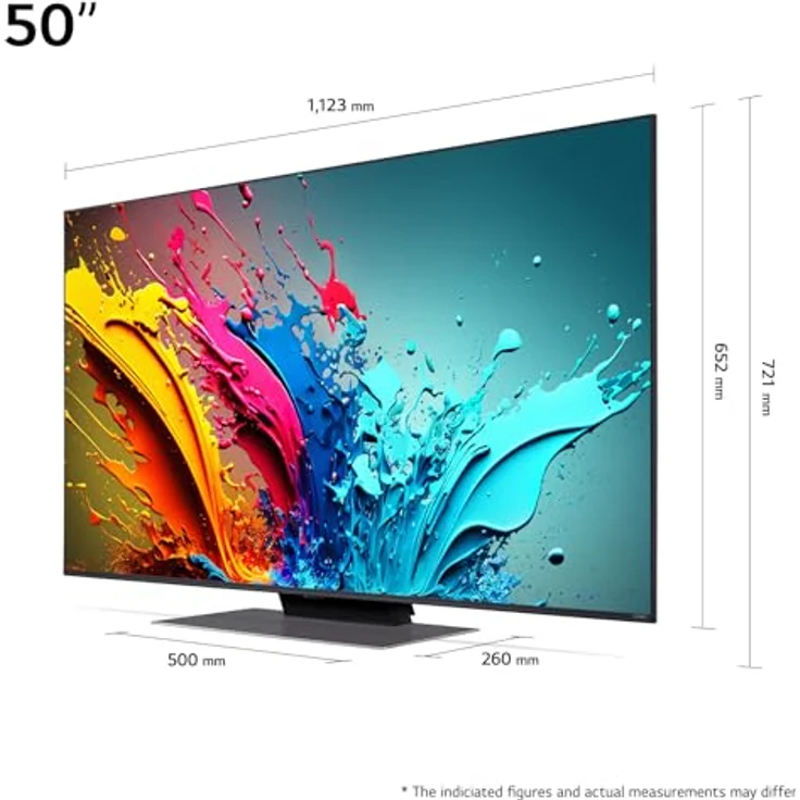 LG 50QNED86T6A 50" QNED Fernseher (α8 4K AI-Prozessor, HDR10, bis zu 120Hz) [Modelljahr 2024] – Bild 3