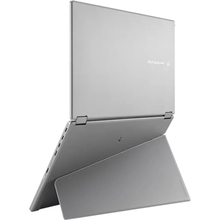 ASUS ZenScreen OLED MQ149CD - Dual 14 Zoll tragbarer USB Monitor - 21 Zoll Arbeitsbereich, 100% DCI-P3, WUXGA 1920x1200, 16:10, 1ms, DisplayHDR 400 TB - Typ-C USB, Mini HDMI, 360°-Scharnier, glänzend – Bild 4
