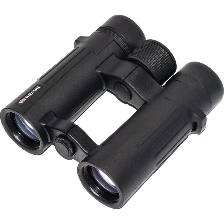 Bresser Braun Compagno 10x34 WP, wasserdichtes Fernglas mit ULTRALIT-Objektiv und Dioptrienausgleich