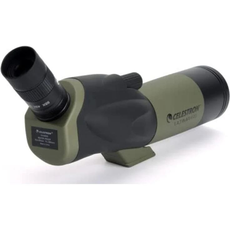 Celestron Ultima 65, Refraktor-Teleskop für Naturbeobachtungen, 55x Vergrößerung, wasserfest, leicht mit 1,05 kg – Bild 2