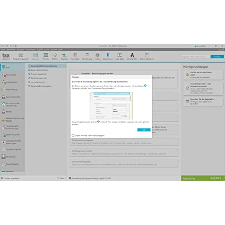 Tax 2023 Professional (für Steuerjahr 2022, Standard Verpackung): Steuererklärungen 2022 für Unternehmer, Freiberufler, Selbständige (Buhl Finance) – Bild 5