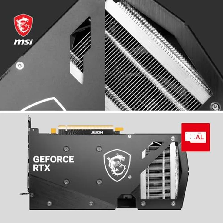 MSI GeForce RTX 4060 Gaming X 8G Grafikkarte - NVIDIA RTX 4060, 8 GB GDDR6 Speicher, 17 Gbps, PCIe 4.0, Twin Frozr 9, RGB, DLSS3 – Bild 5