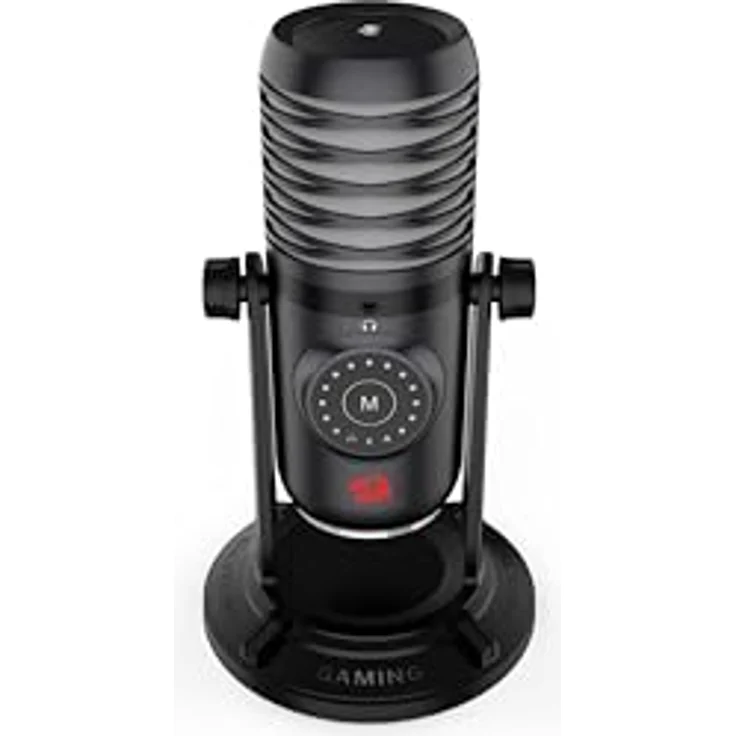 Redragon GM306, Mikrofon mit 192 kHz Abtastrate, 4 Aufnahmemodi, RGB-Beleuchtung, schwarz – Bild 3