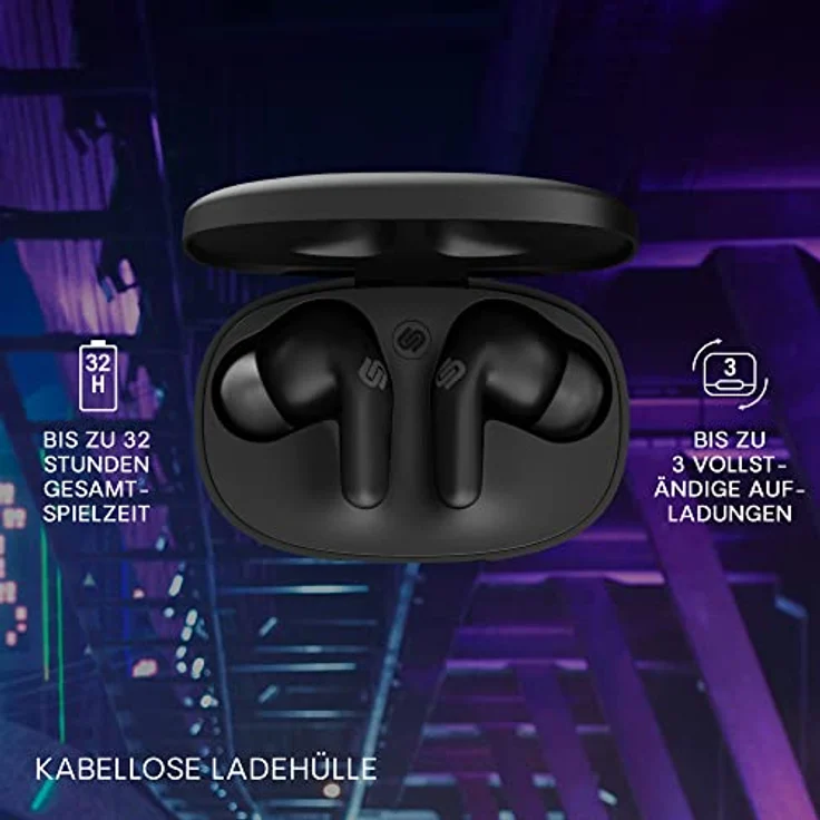 Urbanista Seoul In-Ear-Kopfhörer, True Wireless, IPX4, schwarz – Bild 6