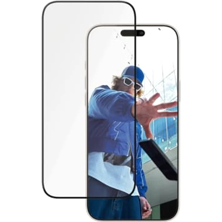 PanzerGlass CERAMIC Displayschutzfolie für Apple iPhone 16 Pro Max 17,5 cm (6,9 Zoll) 2024| Ultrastarkes japanisches Vollbild-Glas, Fall-/Kratzschutz, Anti-Fingerabdruck, hüllenfreundlich, einfache Installation – Bild 2
