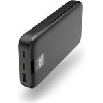 Hama PD 20 (20000В mAh), Powerbank, Grau - Schnelllade-Technologien Power Delivery und Qualcomm® Quick Charge™ 3.0, optimierter Ladevorgang, zertifizierte Zellen, USB-C-Anschluss und LED-Display.