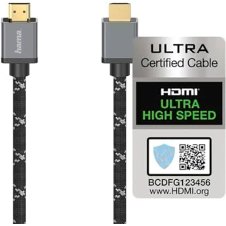 Hama - 205240 Ultra High Speed HDMI-Kabel, Stecker-Stecker, 8K, Metall, 3,0 m – Bild 9