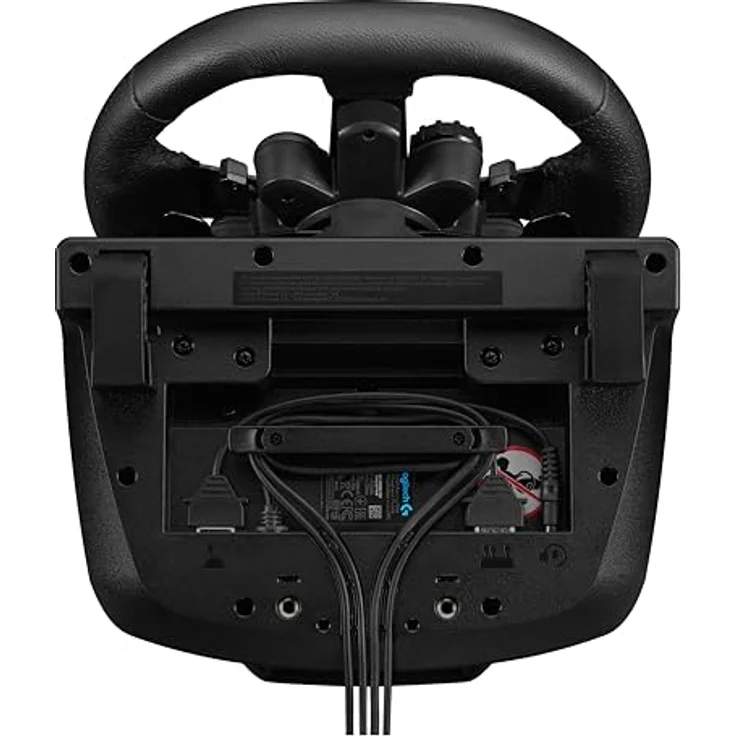 LOGITECH G923 TRUEFORCE, Hochleistungs-Rennlenkrad und Pedale für PlayStation 4 & 5 mit nächster Generation Force-Feedback und Premium-Design aus schwarzem Leder – Bild 4