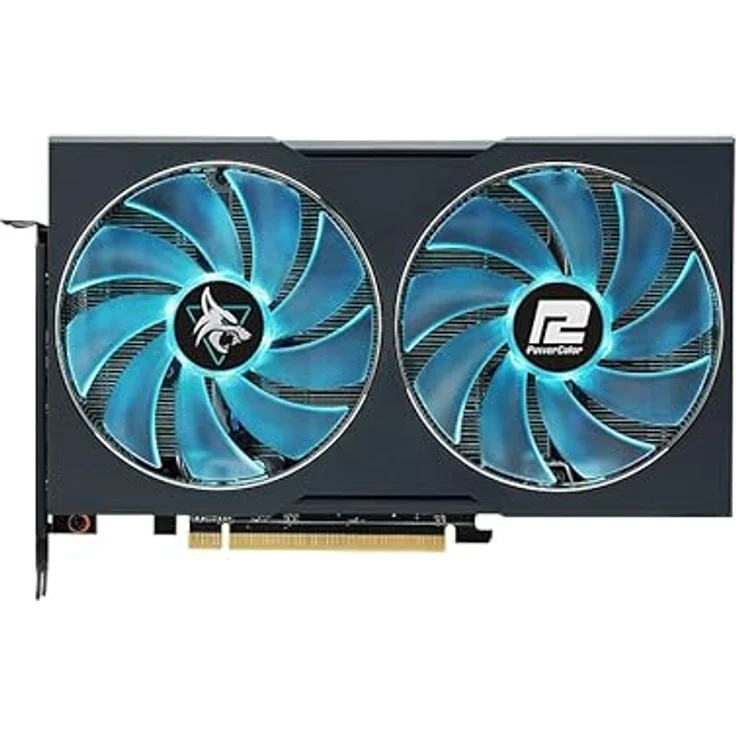 PowerColor Hellhound AMD Radeon RX 7600XT Grafikkarte 16GB GDDR6 – Bild 2