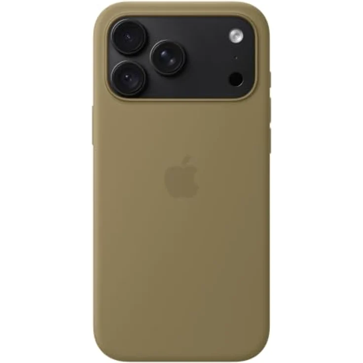 Apple Silicone Case iPhone 18 Pro Max, Oliv, MagSafe kompatibel, Schutz vor Kratzern und Stürzen – Bild 4