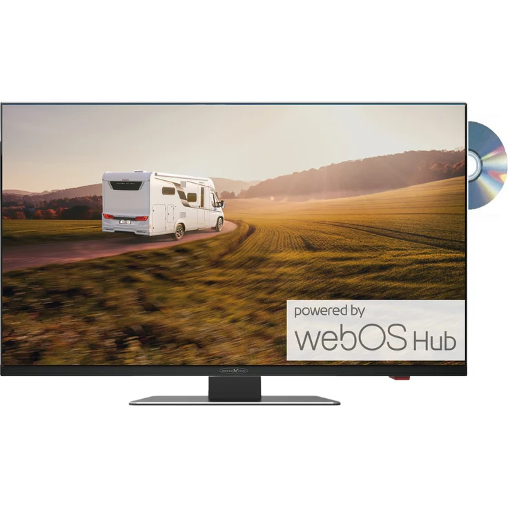 Reflexion LDDX22IBT, 22 Zoll SMART TV mit webOS, Triple-Tuner (DVB-S2, DVB-C & DVB-T2 HD), Full HD, DVD-Player, Bluetooth, schwarz