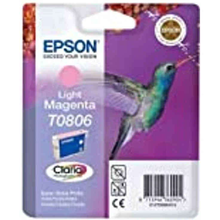 Epson Original T0801 Tinte Kolibri (Stylus Photo R265 R360 R285 RX585 RX685 PX700W P50 PX650 PX810FW PX710W PX820FWD PX720WD PX660 PX830FWD PX730WD RX560) schwarz – Bild 5
