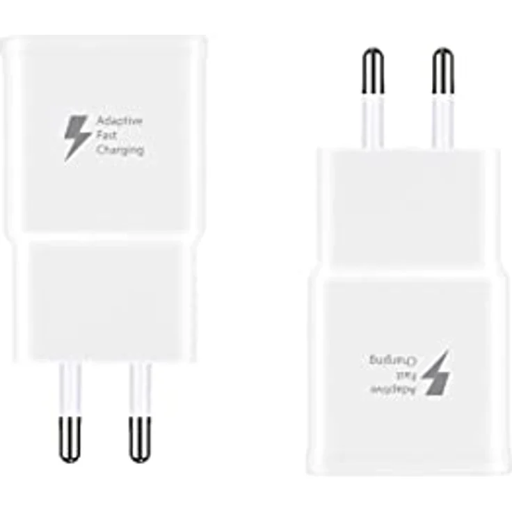 Schnell Ladegerät Adapter Kompatibel Mit Samsung Galaxy S7 S8 S9 S10 S20 S21 Plus Note Ultra Weiß – Bild 2