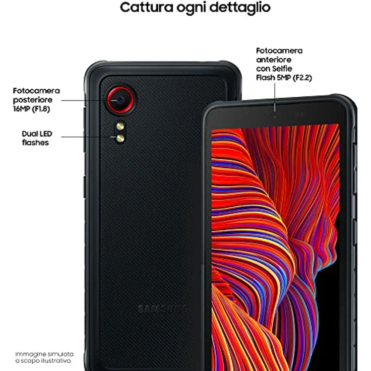 Samsung Galaxy Xcover 5 EE 64 GB G525 schwarz Dual SIM Outdoor EU – Bild 3