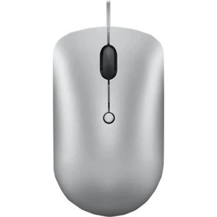 Lenovo 540, kompakte kabelgebundene Maus mit 4 Tasten, cloud grey