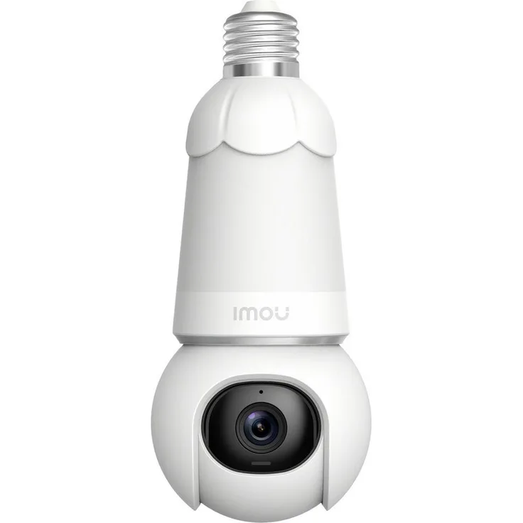 Imou Überwachungskamera IMOU Bulb Cam 2K IPC-S6DP-3M0WEB-E27-imou WLAN IP Überwachungskamera, Sicherheitssirene und Vollfarb-Nachtsicht, weiß