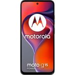 Motorola Moto G15 Power, Smartphone mit 256GB Speicher, 2400x1080 Auflösung, Grau, regendicht (IP-X4)