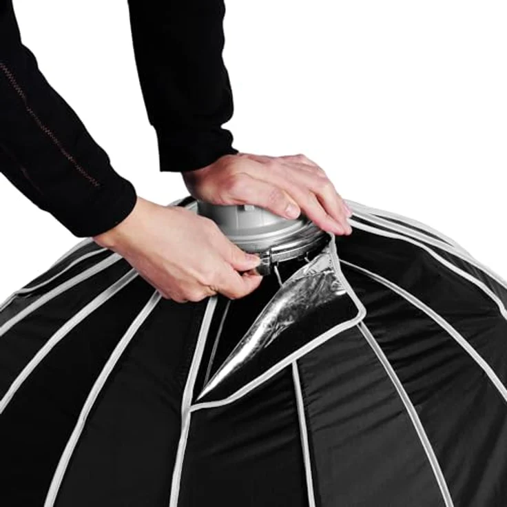 Sirui QR90-DP, 90cm Super Quick Release Softbox rund mit Grid und Bowens Mount, geeignet für Fotostudio, Video und Live-Streaming – Bild 6