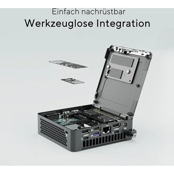 ASUS NUC 15 Pro RNUC15CRKV700002, Barebone-Mini-PC mit Intel Core Ultra 7, 16-Core, KI-Beschleunigung, flexible Speichererweiterung, WiFi 5/6/7, Bluetooth – Bild 9