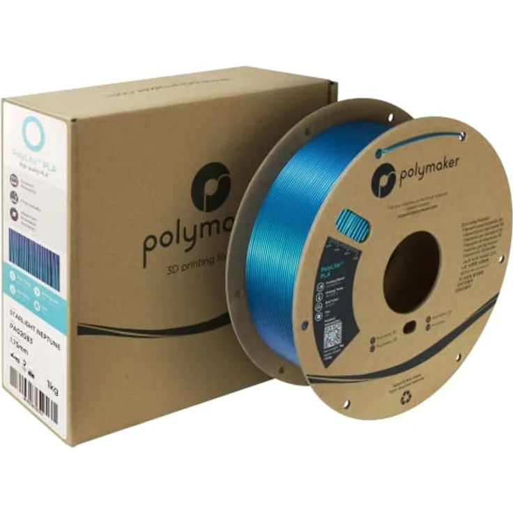 Polymaker PA02083 Starlight Filament PLA, mehrfarbig mit Farbwechsel, 1.75mm, 1000g, besonders hitzebeständig und jam-free – Bild 2