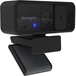 Kensington W1050 1080p-Webcam mit Weitwinkel und integriertem Mikrofon mit Rauschunterdrückung, 95°-Blickwinkel, Digitale PC-Computer-Videokamera für Präsentationen oder Videokonferenzen, K80251