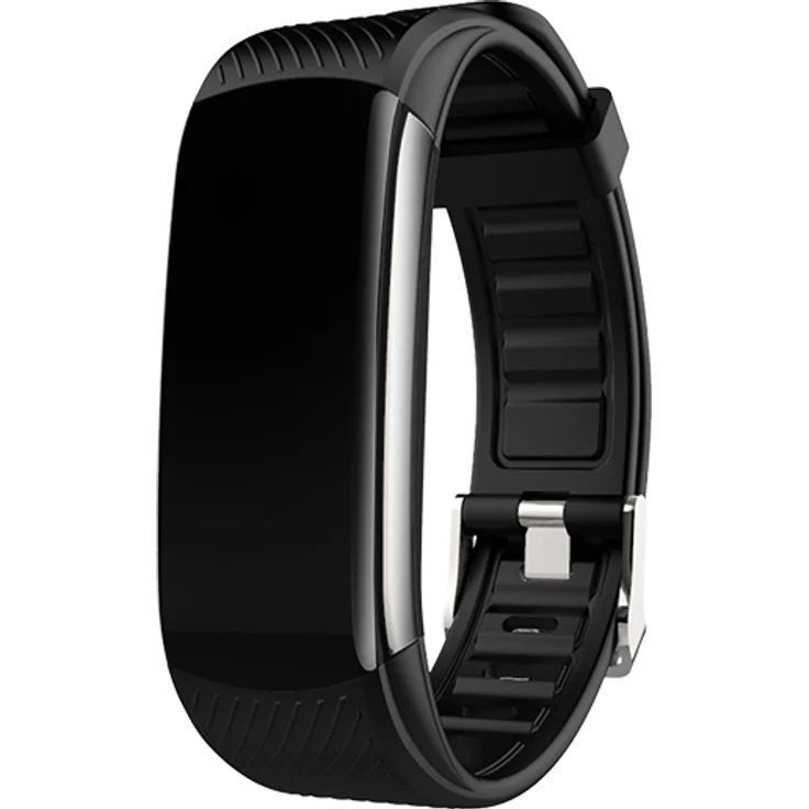 INF Aktivitätsarmband, Smart Fitness Tracker mit Herzfrequenzmessung, Schlafmonitor, Schrittzähler, IP67, Schwarz