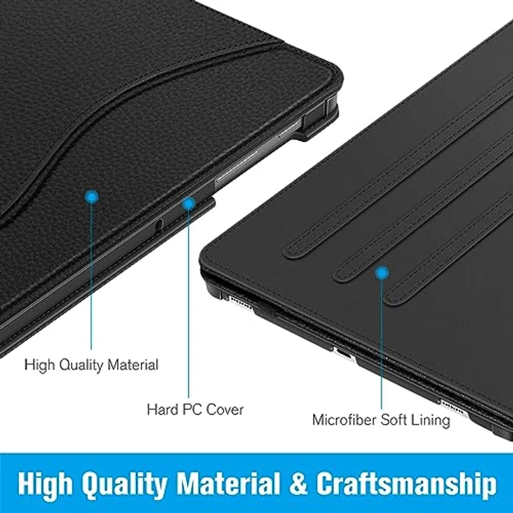 Fintie Tablet-Hülle für Samsung Galaxy Tab S8 Plus 2022/S7 FE 2021/S7 Plus 2020 12.4 Zoll, Multi-Winkel Folio Schutzhülle mit S Pen Halter, Dokumentschlitze und Auto Schlaf/Wach Funktion in verschiedenen Farben – Bild 8