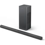 Philips TAB6309 Soundbar 2.1 mit drahtlosem Subwoofer - 2,1 Kanal 320W, DTS Virtual X, Bluetooth 5.4, HDMI ARC, optische Verbindung und USB-Konnektivität - Dunkelgrau