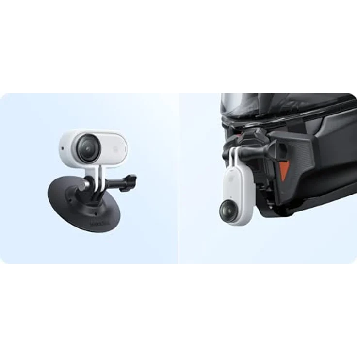 Insta360 GO 3/GO 3S Vertikales & Horizontales Action-Montageset, intelligenter Zwei-Wege-Adapter für sichere Anbringung, leicht und minimalistisch – Bild 4