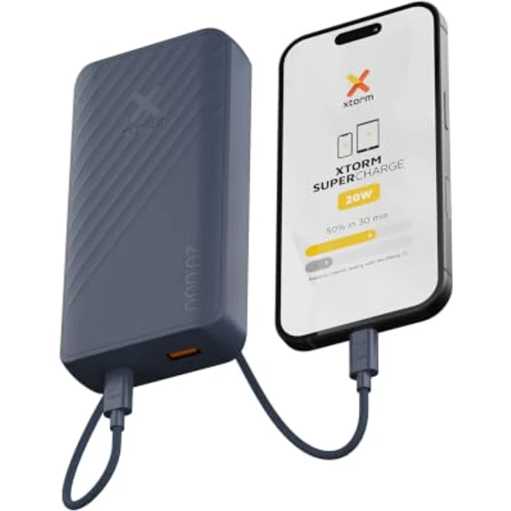 Xtorm XG2E209, 20.000 mAh Powerbank mit 20W SuperCharge Technologie, Blau – Bild 6