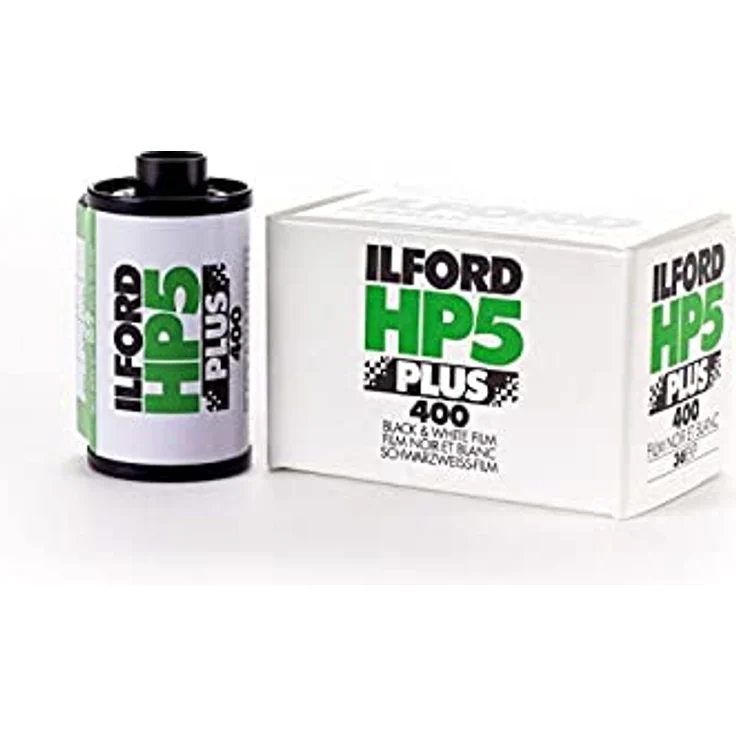 Ilford Harman Wiederverwendbare motorisierte Kamera mit Blitz und HP5+ 35 mm 36 Belichtungsfolie – Bild 4
