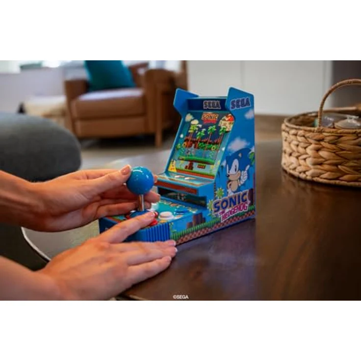 ATARI Joystick Player Sonic The Hedgehog, blauer Joystick mit 3,5 Zoll Bildschirm und 4 Batterien – Bild 7