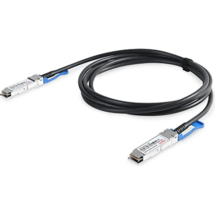 Digitus 100G QSFP28 DAC Kabel, 2m, Transceiver, Schwarz - Ideal für schnelle und energieeffiziente Verbindungen in Rechenzentren – Bild 2