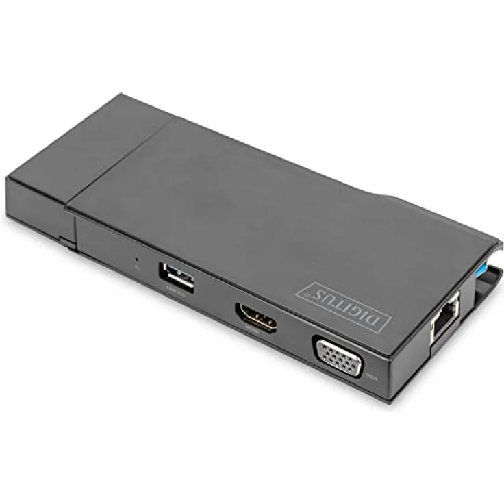 DIGITUS Universal Docking Station, USB 3.0, 7-Port, Travel 2X Video, 2X USB 3.0, RJ45, 2X Kartenleser - Preisvergleich