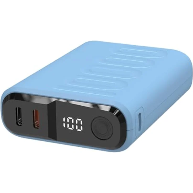 RealPower Powerbank PB-10000C PD+ mit 3x Type-C Purple – Bild 1