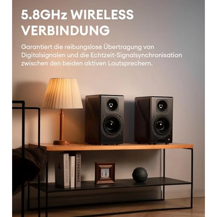 Edifier S3000MKII Aktives Bluetooth Bücherregal-Lautsprechersystem 2.0, 256W RMS, Hi-Res Audio HiFi Sound mit DSP, Connect APP – Bild 3