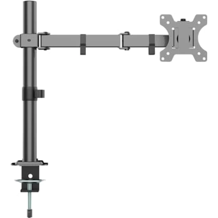 CABLETECH UCH0219 Tischhalterung für Monitore 13"-32", VESA 75x75/100x100, neigbar, drehbar, höhenverstellbar bis 390 mm, max. Tragkraft 10 kg – Bild 2
