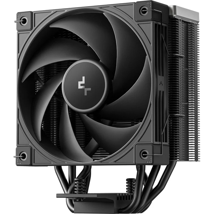 Deepcool AK400 G2, CPU Kühler mit 4 Kupfer-Heatpipes und Holzmaserungsdesign, Schwarz