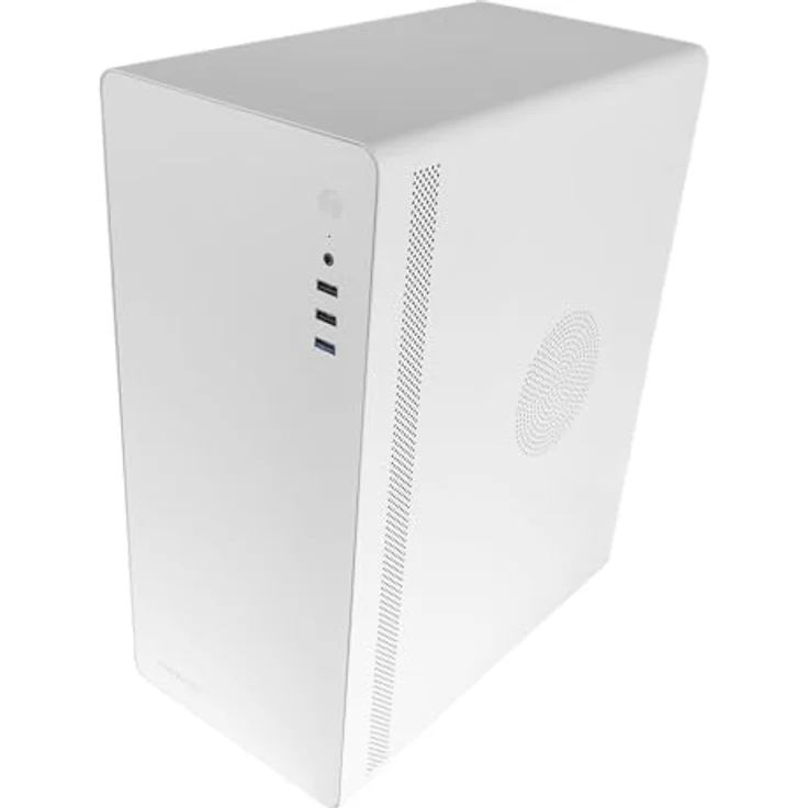 Mars Gaming Tacens ENSIS, PC ATX Gehäuse, Ganzmetall Design, Ultra-Robuste Struktur, Weiß – Bild 2