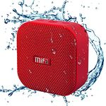 MIFA A1 Mini Lautsprecher Bluetooth, True Wireless Stereo, 15 Stunden Spielzeit, IP56 Wasserfester und Staubdichter Wireless Speaker mit 3,5mm Audio-Eingang (Rot)