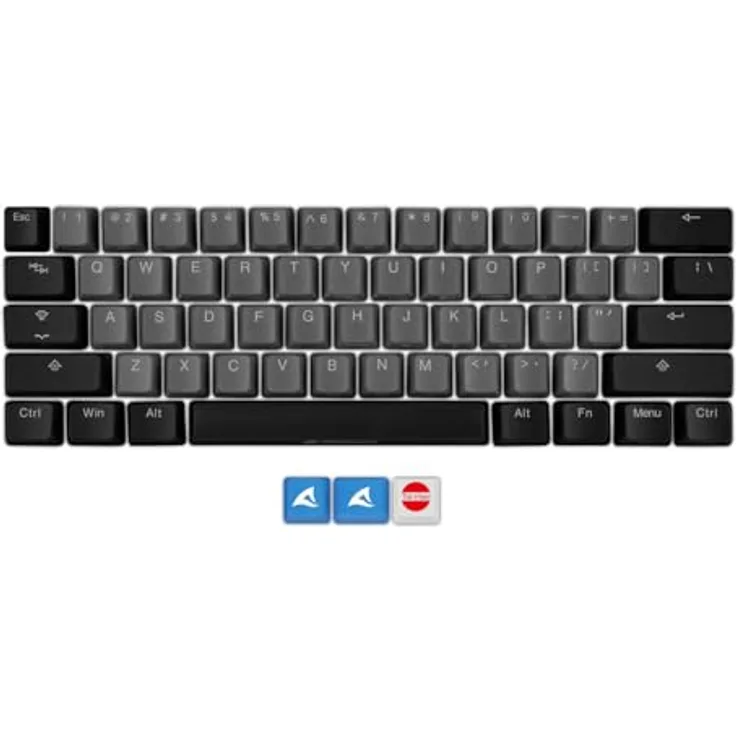 Sharkoon SAC20 S4 PBT ANSI US, Keycaps, Schwarz