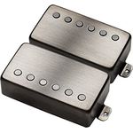 EMG JH "HET" Set BRBC, Aktives James Hetfield Signature Humbucker Set mit brushed black chrome Finish, inkl. lötfreiem Installationssystem