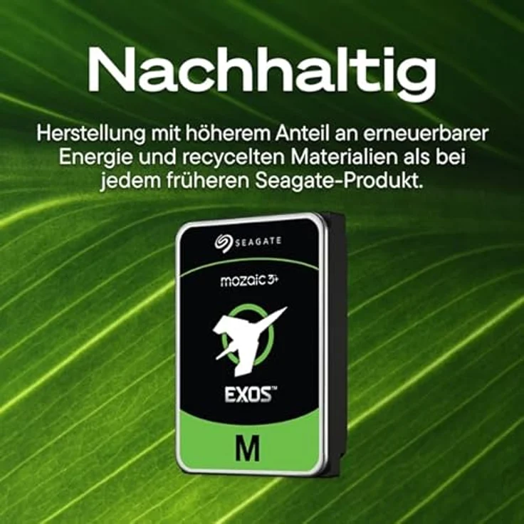 Seagate Exos M 30 TB, 3.5" CMR Festplatte mit 7200 U/min und 275 MB/s Transferrate – Bild 9